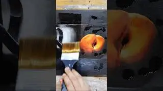 Barnizando una Pintura 🎨🖌️ #shortvideo #varnishing #oilpainting #oleo #pinturaoleo