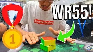 My BEST 2x2 Competition EVER! 1.56 (PR), 1.67 AND 1.93 (Winning) OFFICIAL 2x2 Averages! (WR55)