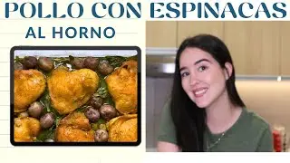 POLLO CON ESPINACA al HORNO! Receta fácil y rápida
