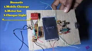 HOW TO MAKE ATOMATIC MOBIL CHARGER,LIGHT,PANKHA,...AT HOME.| DAY SUN |