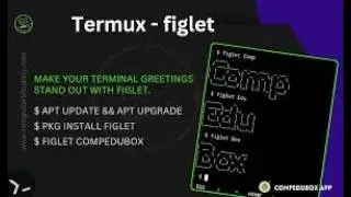 How to install and use FIGLET in termux