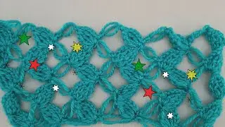 Rectangular crochet knit shawl pattern(Dikdörtgen tığ işi şal modeli)