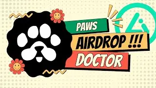 TUYULIN BANG❗PAWS AIRDROP BY TON & BITDOCTOR AI BACKED BYBIT UPDATE 2024