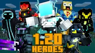 Every Enhanced Superhero In 1.20.1 Minecraft - Palladium Mod Showcase