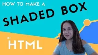 How to Make a Shaded Box Around Text in HTML