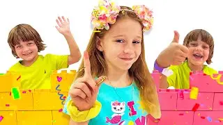 Nastya becomes a teacher and entertains kids with extracurricular activities