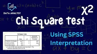 Chi square test using spss | Interpretation #chisquare #chisquaretest #spss