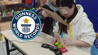 Tower of Hanoi WORLD RECORD! | Guinness World Records
