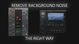 You're removing background noise wrong.