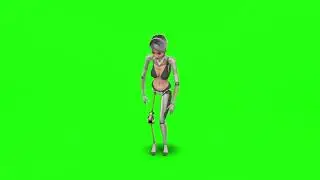 Lemas Kurang Vitamin // Robot Terminator Dance // Green Screen