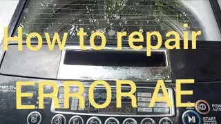 How to repair Error AE LG washing machine 10kg 