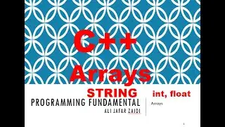 Implementation of Arrays | How to Initialize and Print an Array