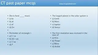 Ct past paper mcqs |  Etea preparation | CT past paper | ct mcq prep | ct sudy guide |