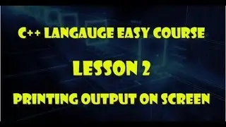 Printing Output On Screen in C++ - Class 2 in Urdu/Hindi (ComputingTeacher)