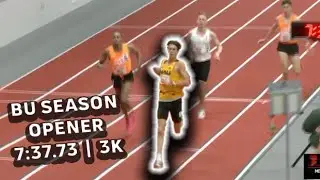 Nico Young Has HUGE Kick to Take BU Season Opener 3,000m Win in 