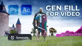 Create Cinematic Worlds: AI Matte Painting with Photoshop & After Effects.