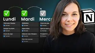 Créez votre emploi du temps parfait avec Notion 📅 (modèle gratuit semainier)