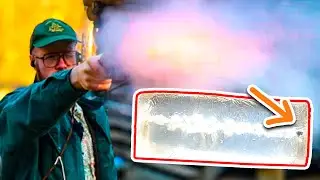 Blackpowder Pistol Ballistic Gel Test | Slow Motion Investarms Plains Pistol