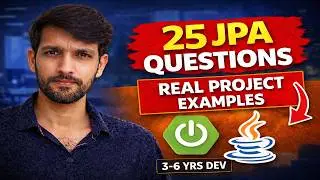 Top 25 Spring Data JPA Interview Questions and Answers with Real E-commerce Project 3–6 Yrs Java Dev