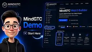 How to Create a Crypto Token | MindGTC Web3 Builder no code tutorial