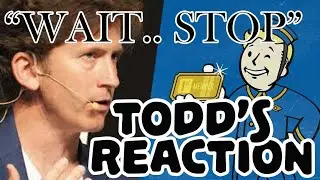 Fallout 1st. Todd's reaction