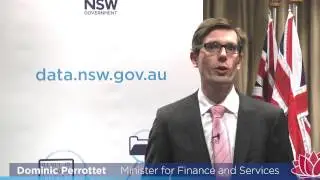 Minister Perrottet launches the NSW Open Data Dashboard
