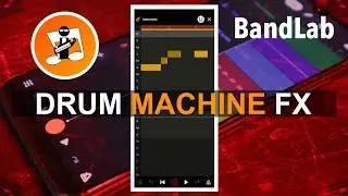 How to use FX on the drum machine in Bandlab, to create your own custom drum kits.