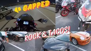 Rock & Tacos Bike | Car Meet | Gapped a WS6 Trans Am