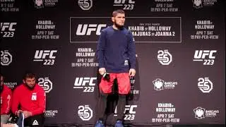 Khabib Nurmagomedov Open Workout Q&A UFC 223