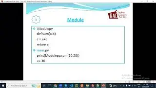 53) Module In Python Part 1 | Python Tutorials