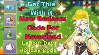 New Redeem Code For Global and Sea Server Labour Day 👷✨ | Neverland 🫶 ✨