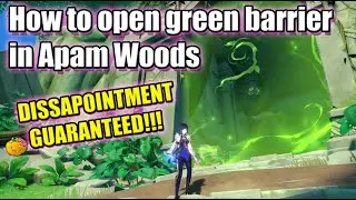 How To Open Green Barrier In Apam Woods Unlock a shortcut - Sumeru Genshin Impact 3.0
