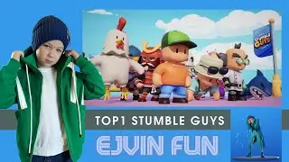 Занимаю ТОП 1 в STUMBLE GUYS!?