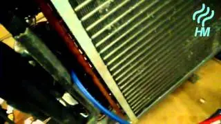 оттайка горячим паром