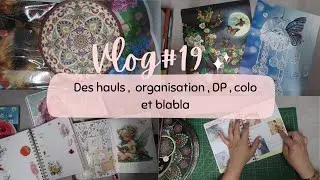 Creative Vlog #19 - Hauls, organization, DP, coloring and blabla