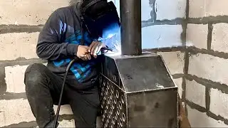 Такую печь в магазе не купишь👍 Работать можно хоть в трусах!
