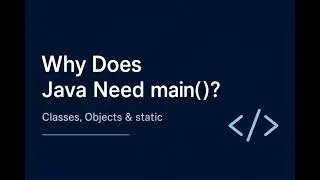 Understanding Java's main(), static, Classes and Objects