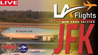 🔴LIVE JFK (John F. Kennedy International) NON-STOP Plane Spotting Action!
