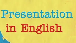 Presentation in English 1