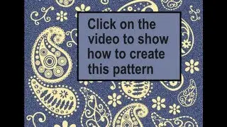Part 1 - Converting a png image to vector format to create a Paisley Pattern