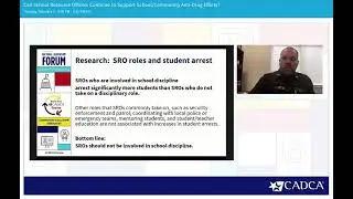 South Berwick School Resource Officer Jeff Upton's CADCA presentation 2021