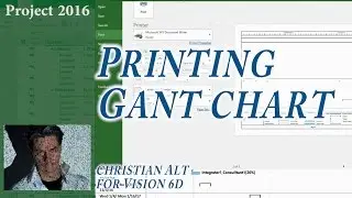 # 14 MS Project 2016 ● Print Gantt Chart ● Easy