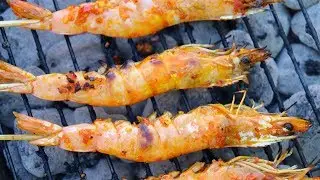 Tôm nướng sa tế thơm nức mũi
