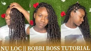 “ 22 inch “ NU LOCS  || BOBBI BOSS + SOFT LOCS TUTORIAL