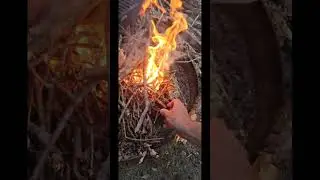 The EASY way to start a campfire.