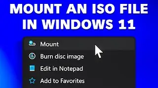 How to Mount an ISO File in Windows 11