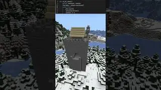 Infinite Wall in a Snowy Minecraft Wonderland! #minecraft