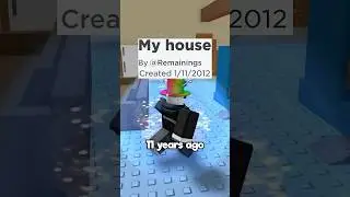 I Found One of My Oldest Roblox Games