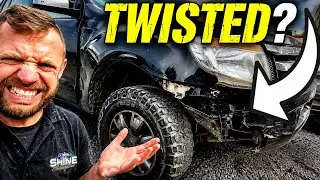 REBUILDING A WRECKED FORD PICKUP TRUCK . IN 15 MINUTES