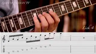 Funk (Fusion) vs Blues Pentatonic Licks